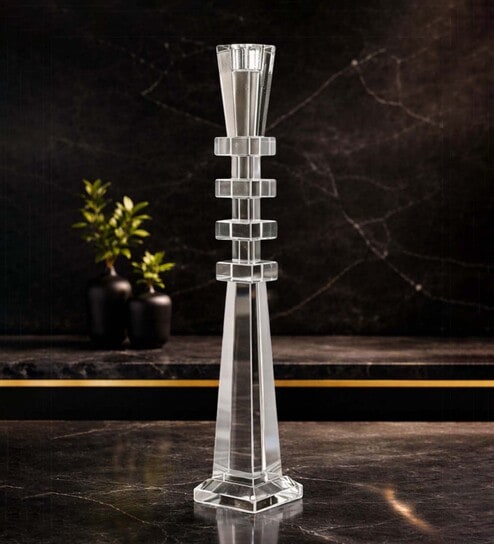 Crystal Torenn Transparent Candle Stand