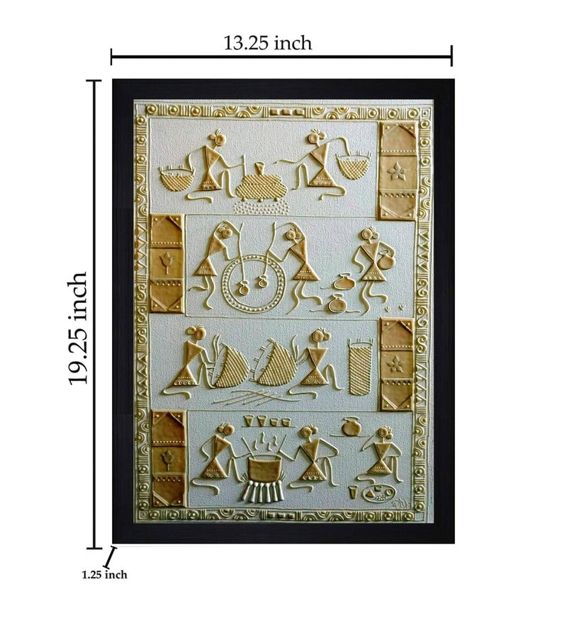 warli clay art