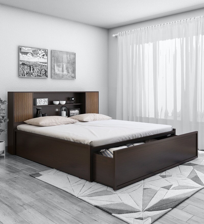 king size cot pepperfry