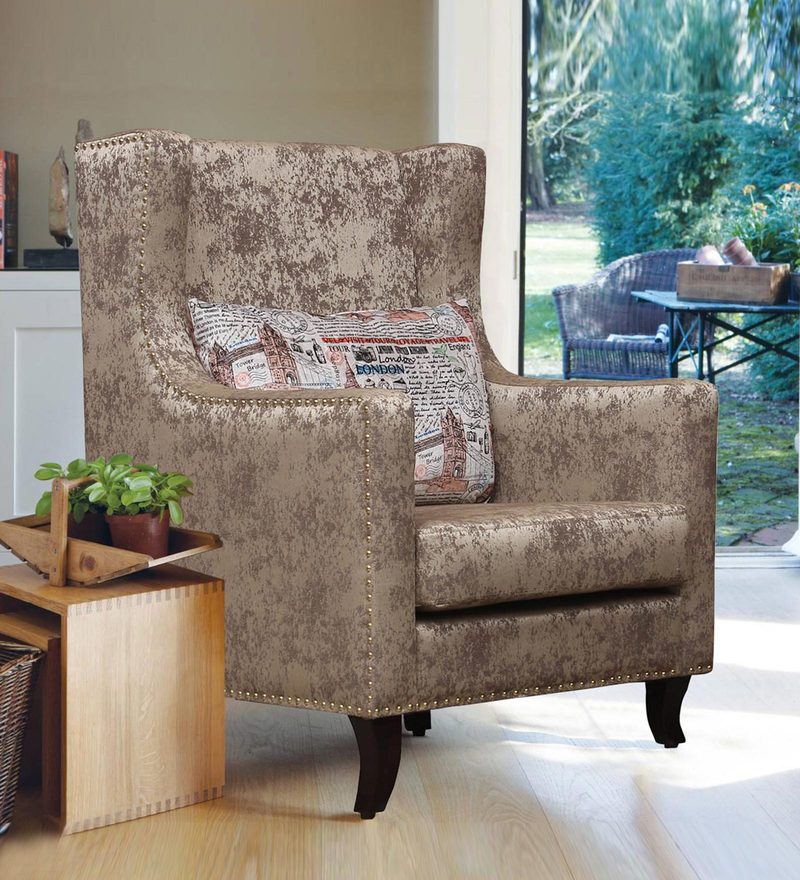 crystal wing chair