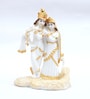 White Ceramic Radha Krishna Statue