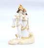 White Ceramic Radha Krishna Statue