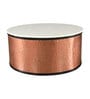 Crafton Marble Top Center Table In Copper Finish
