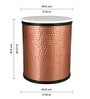 Crafton Marble Top Side Table In Copper Finish Crafton Marble Top Side Table In Copper Finish