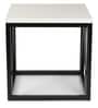 Crake End Table in Frosty White Colour