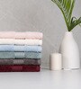 Cranberry Crush 100% Organic Cotton Solid 550 GSM Hand Towels (2 Pc)