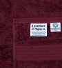 Cranberry Crush 100% Organic Cotton Solid 550 GSM Hand Towels Pack of 2