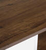 Crate Coffee Table In Brown & White Finish