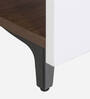 Crate Coffee Table In Brown & White Finish