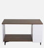 Crate Coffee Table In Brown & White Finish