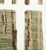 Cream & Beige Abstract Polyester 5 x 7 Feet Machine Made Carpet