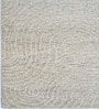 Cream Geometric Wool And Cotton 5 X 8 Ft Hand Tufted Carpet