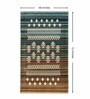 Multicolor Traditional Polyester 4 x 6 Feet Machine Made Carpet