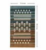 Multicolor Traditional Polyester 6 x 9 Feet Machine Made Carpet