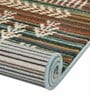 Multicolor Traditional Polyester 6 x 9 Feet Machine Made Carpet
