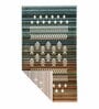 Multicolor Traditional Polyester 6 x 9 Feet Machine Made Carpet