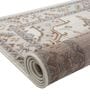 Cream & Brown Traditional PP Heatset 3 x 5 Feet  Machine -Made Carpet