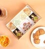 Cream & Gold MDF Wood Rani  Rectangle Serving Tray