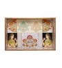 Cream & Gold MDF Wood Rani  Rectangle Serving Tray