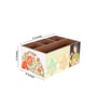 Cream & Gold Mdf Wood Rectangle 1 Pcs Cutlery Holder
