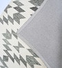 Cream Geometric Wool And Cotton 5 X 8 Ft Hand Tufted Carpet