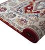 Cream & Maroon Traditional PP Heatset 4 x 6 Feet  Machine -Made Carpet