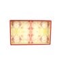 Cream & Red MDF Wood Versace (Set of 3) Serving Tray