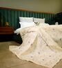 Cream   Upcycled from sheer waste fabric Bed Throws  Collection