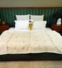 Cream   Upcycled from sheer waste fabric Bed Throws  Collection