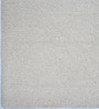 Cream / White Geometric Wool And Cotton 5 X 8 Ft Hand Tufted Carpet