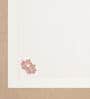 Cream (16 x16 ) Floral Hand Embroidered Cotton (Set of 6) Napkin Sets