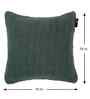 Cream Cotton Solid 16X16 Inches Cushion Covers (Pack of 2)