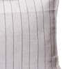 Cream Patterned 210TC Jute 17 x 27 Inches Pillow Covers (Set of 2)
