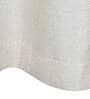 Cream Solid Jute 5 Ft Light Filtering Eyelet Window Curtains (Set of 2)