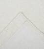 Cream Solid Jute 5 Ft Light Filtering Eyelet Window Curtains (Set of 2)
