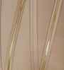 Cream Velvet Striped 16X16 Inches Cushion Covers (Pack of 2)
