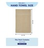 Cream 100% Cotton 625 Gsm Hand Towel