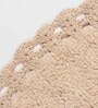 Cream Super Absorbent 100% Cotton & Quick Dry Bath Rug