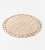 Cream Super Absorbent 100% Cotton & Quick Dry Bath Rug