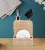 Cream 300 ml Ceramic Liquid Soap Dispenser 