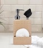 Cream 300 ml Ceramic Liquid Soap Dispenser 