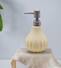 Cream 300 ml Ceramic Liquid Soap Dispenser 