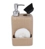 Cream 300 ml Ceramic Liquid Soap Dispenser 