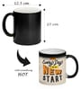 Cream 330 ml Ceramic Quoted Magic Coffee Mug