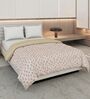 Cream 50% COTTON, 50% POLYESTER Solid 150 GSM King Bed Comforter