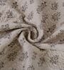 Cream 50% COTTON, 50% POLYESTER Solid 150 GSM King Bed Comforter