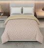 Cream 50% COTTON, 50% POLYESTER Solid 150 GSM King Bed Comforter