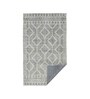 Cream Geometric 4 Ft X 6 Ft Machine Made Carpet