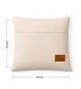 Cream Abstract Cotton Hand Crafted Cushion Covers