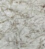 Cream Abstract Microfibre 4 ft X 6 ft Machine Made Carpet